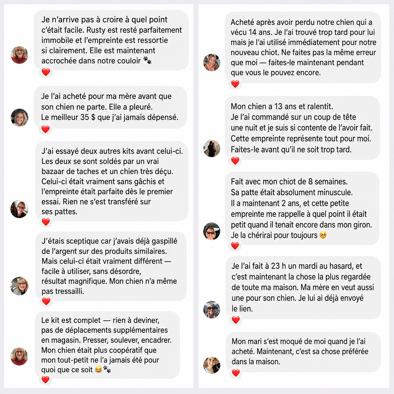 Le Kit d’Empreinte de Patte en Argile