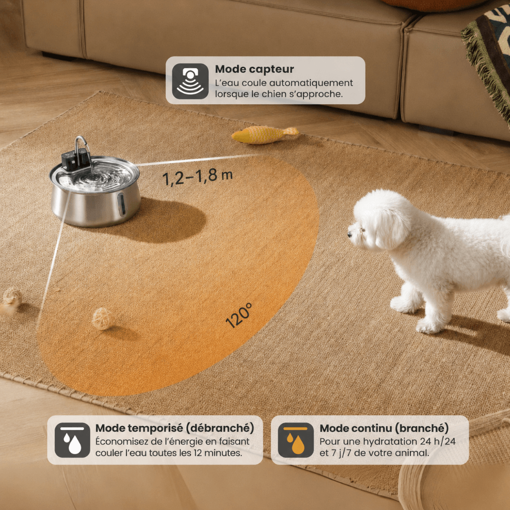 FlowPup™ Fontaine d'Hydratation