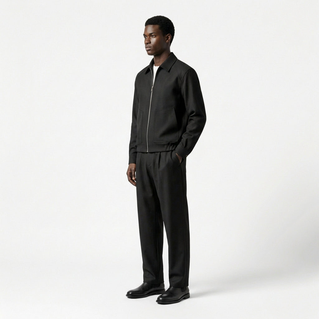 VOLTAIRE TROUSERS, BLACK