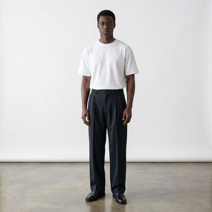 VOLTAIRE TROUSERS, BLACK
